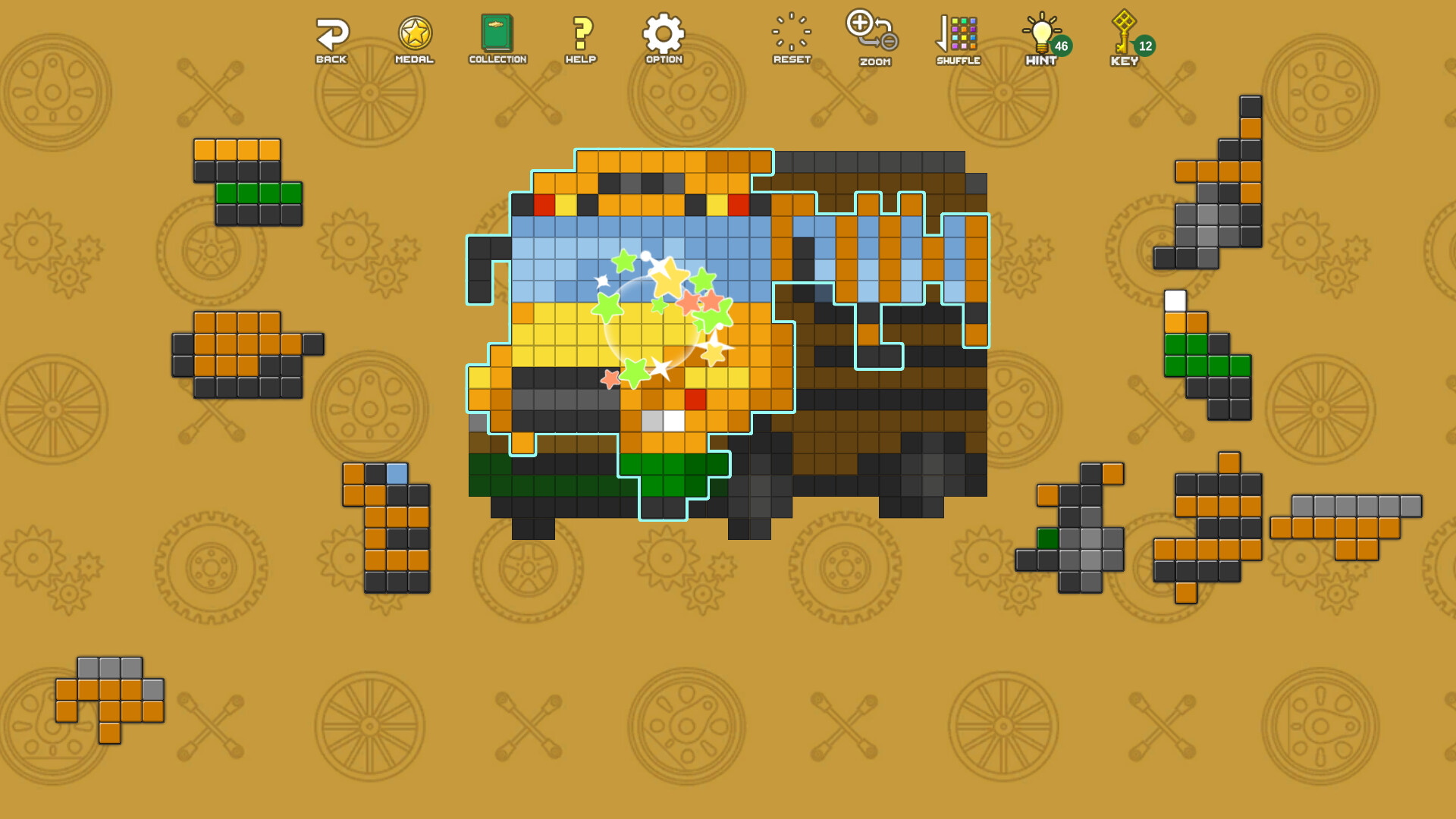 Dot Piece Puzzle: Dotpicture
