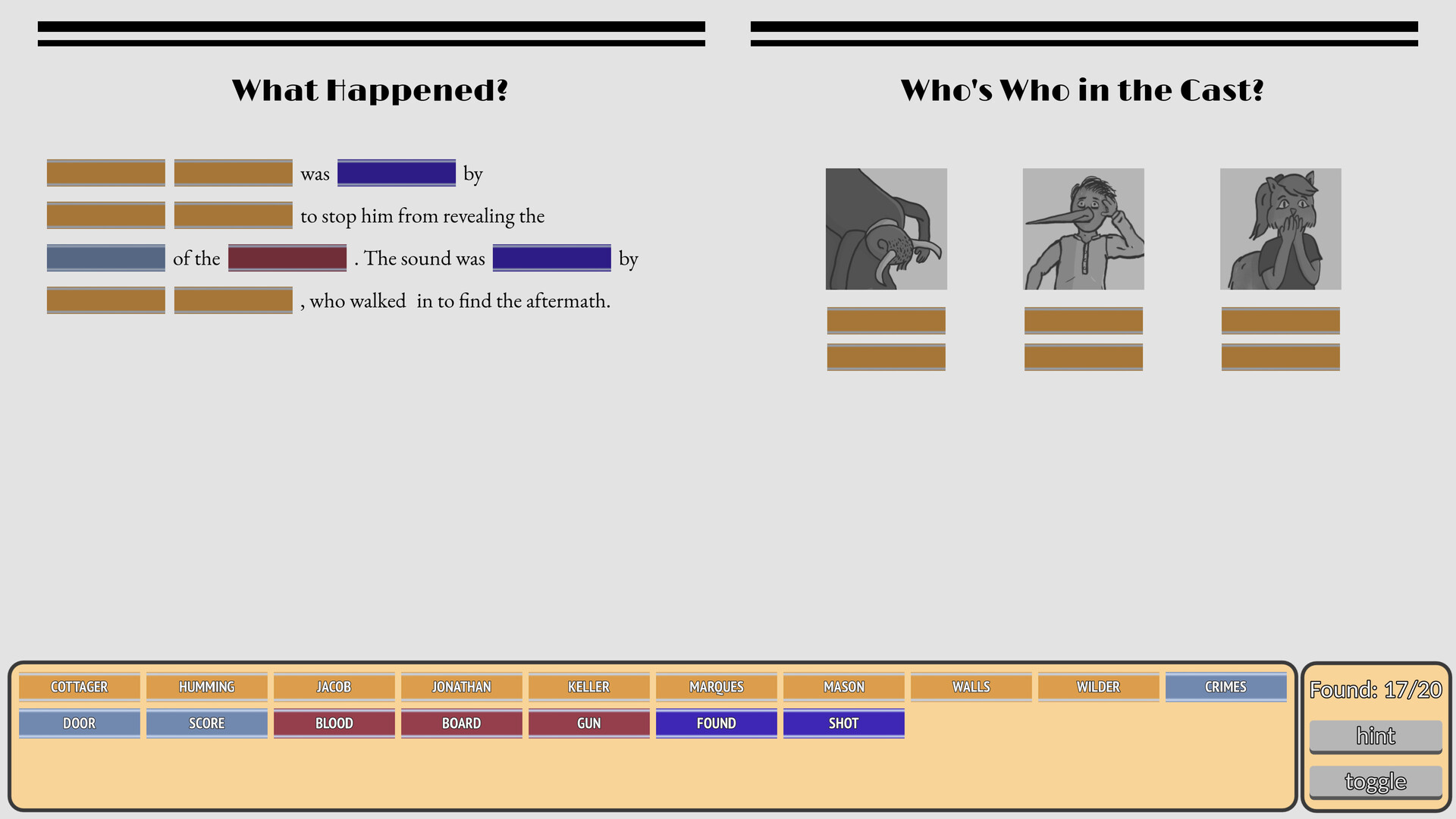 Murder at the Birch Tree Theater