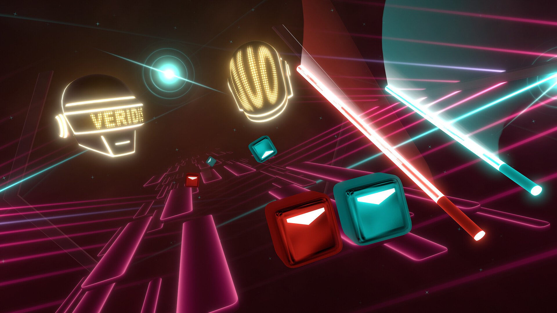 Beat Saber: Daft Punk – “The Prime Time of Your Life/The Brainwasher/Rollin’/Alive (Live 2007)”