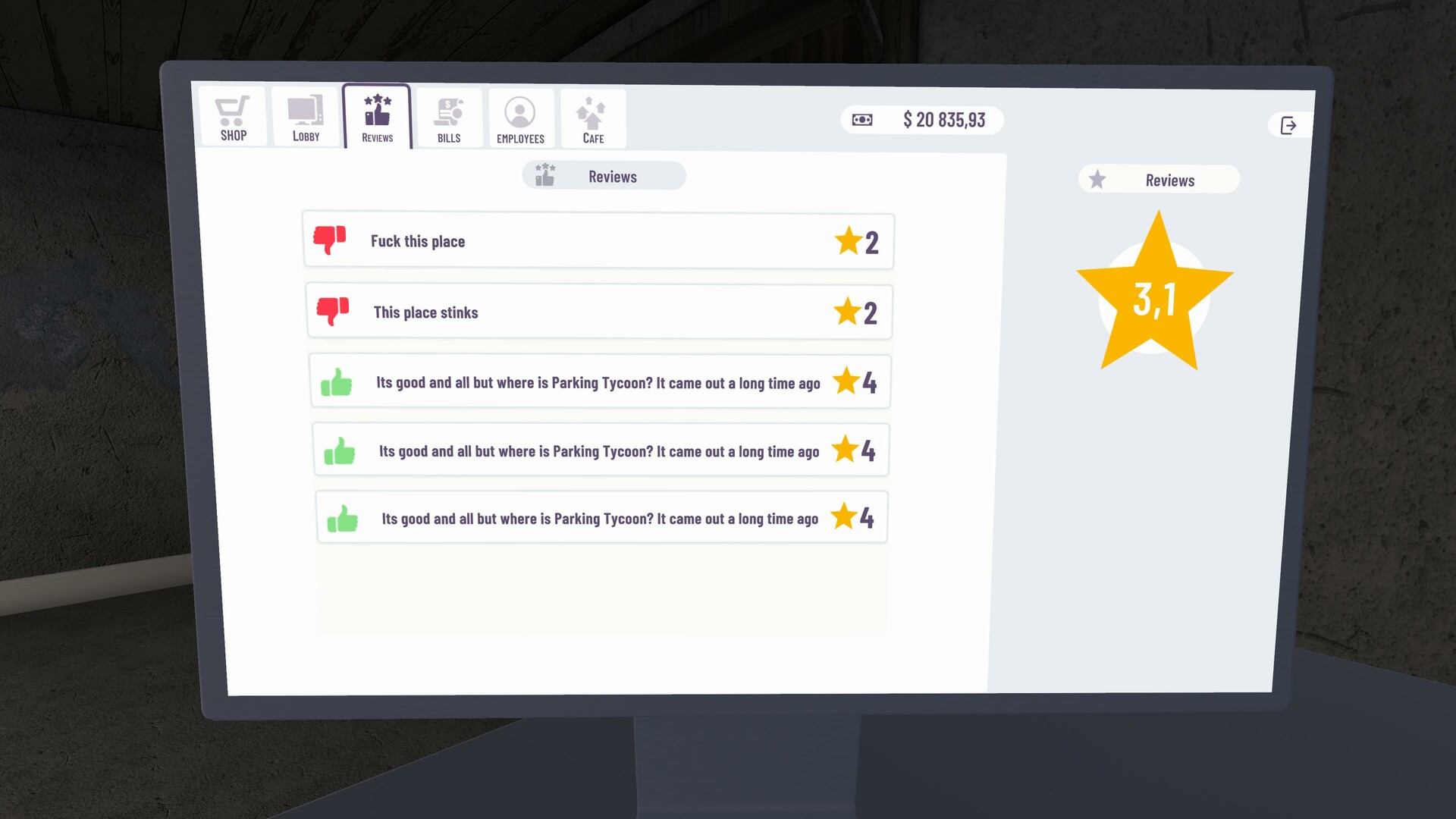 Cyber Internet Club Simulator