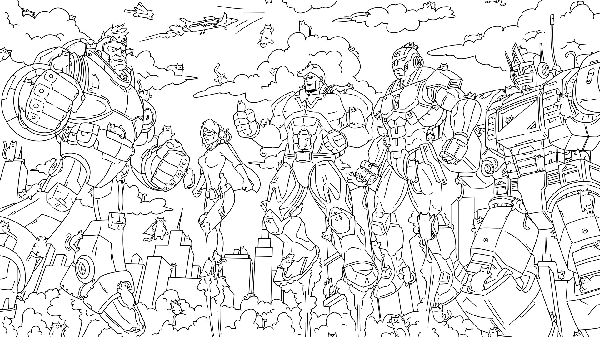 Hidden Superhero Cats: Bonus Level