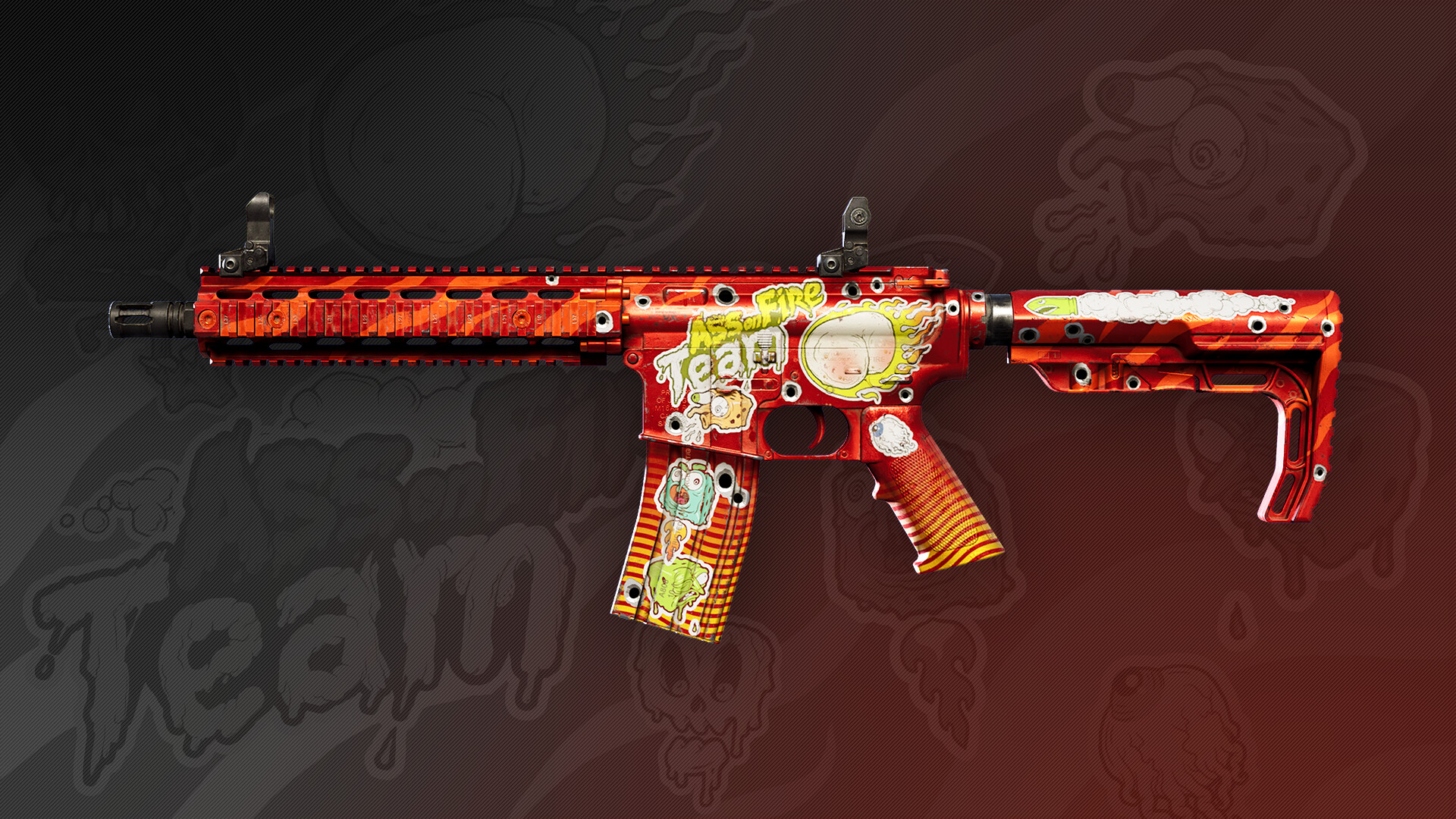 Deadside: “Ass on Fire Team” Skin Set