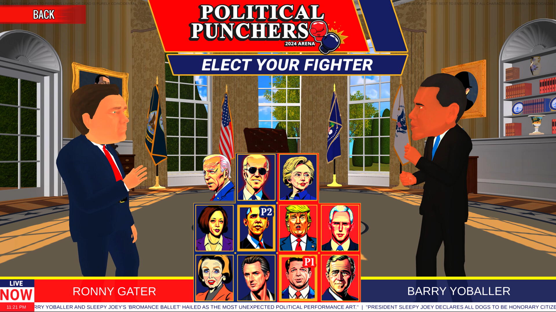 Political Punchers: 2024 Arena