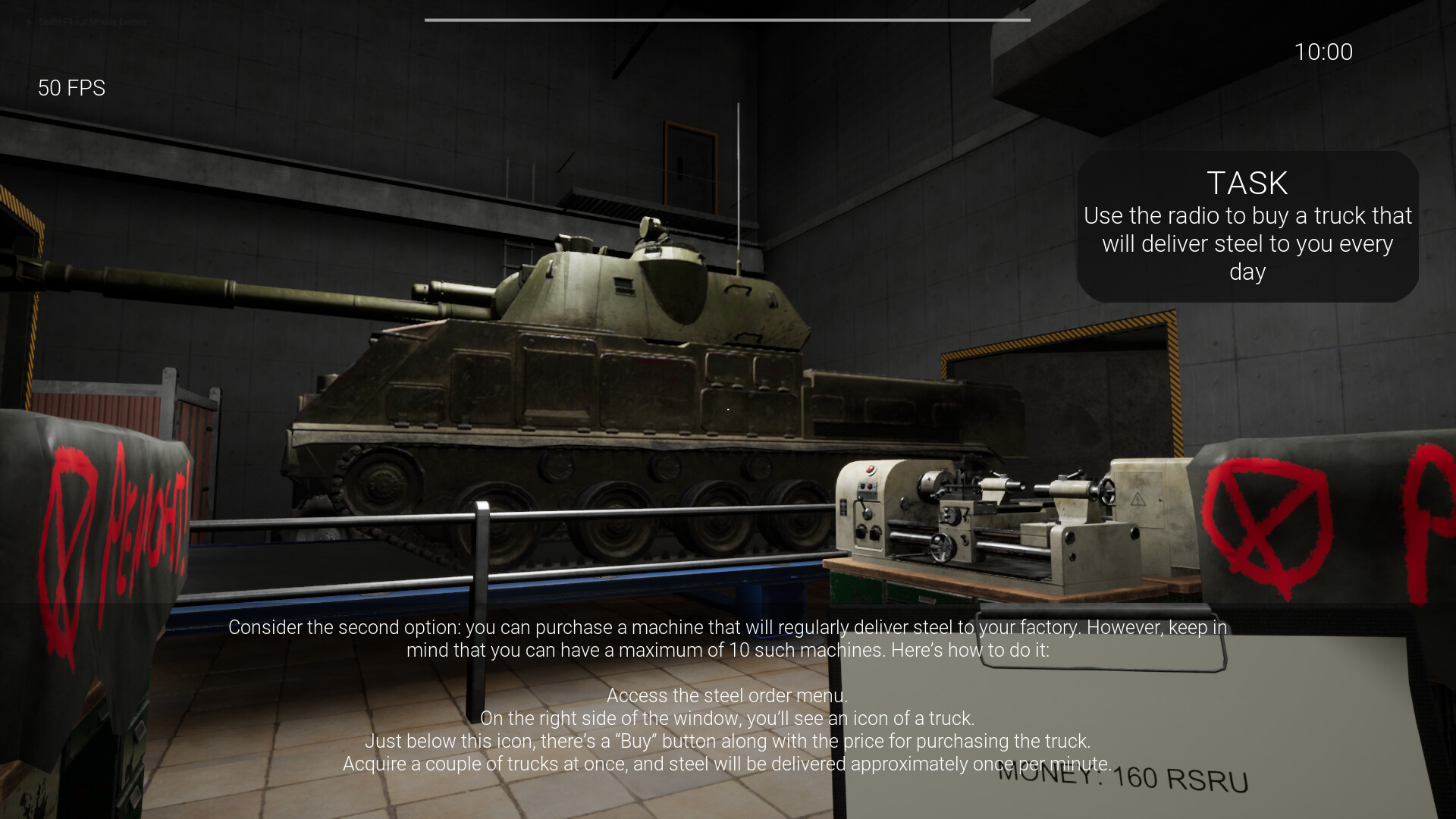 Tank Factory Simulator