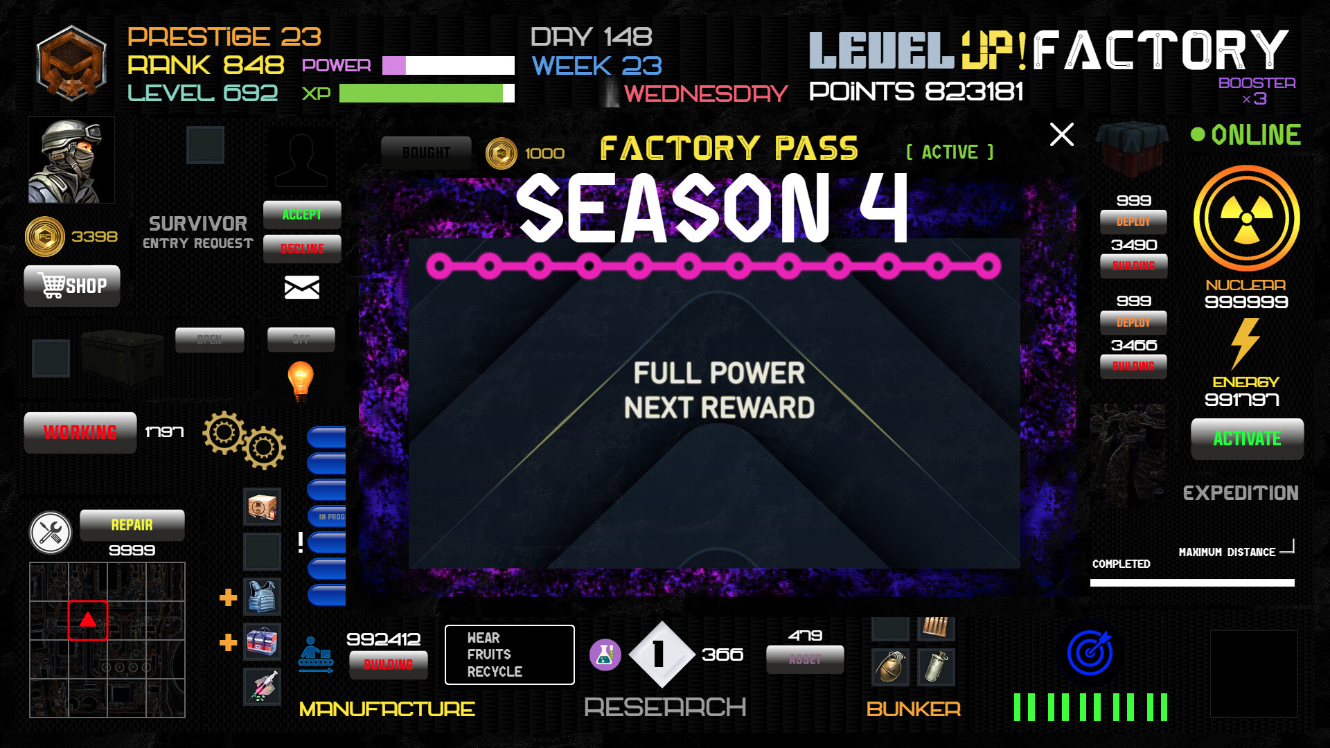 Level Up! Factory