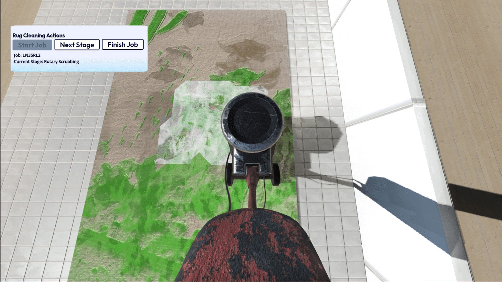 Rug Cleaning Simulator
