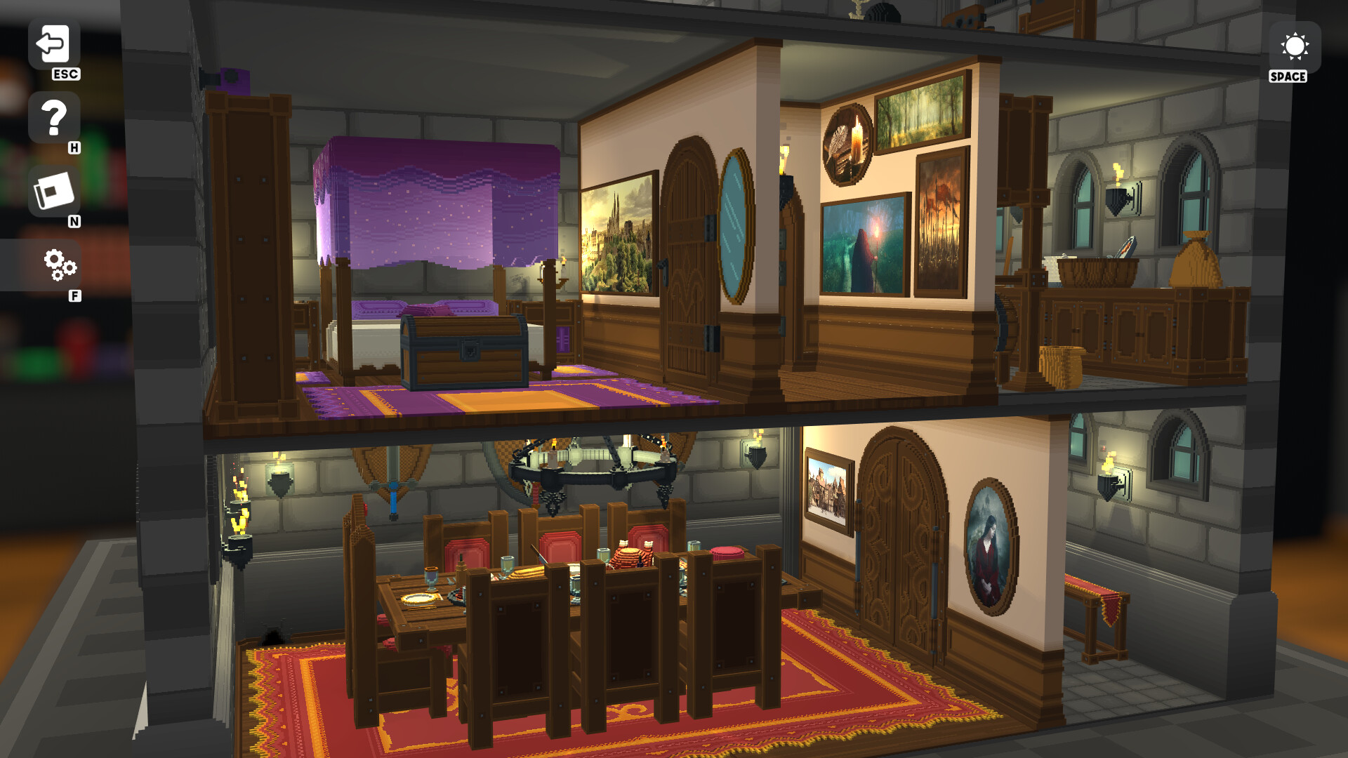 Diorama Builder: Medieval Castle