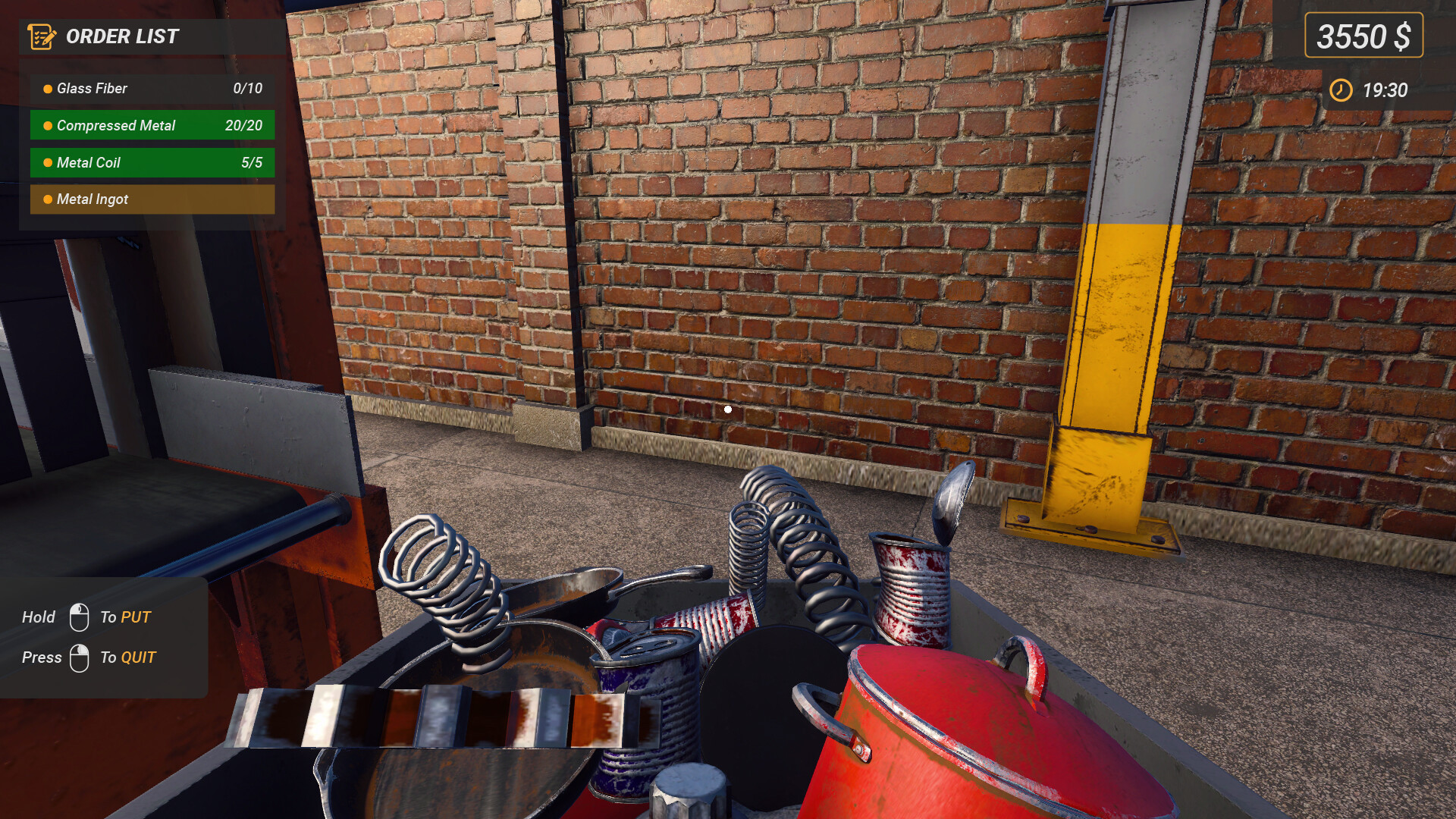 Recycling Center Simulator