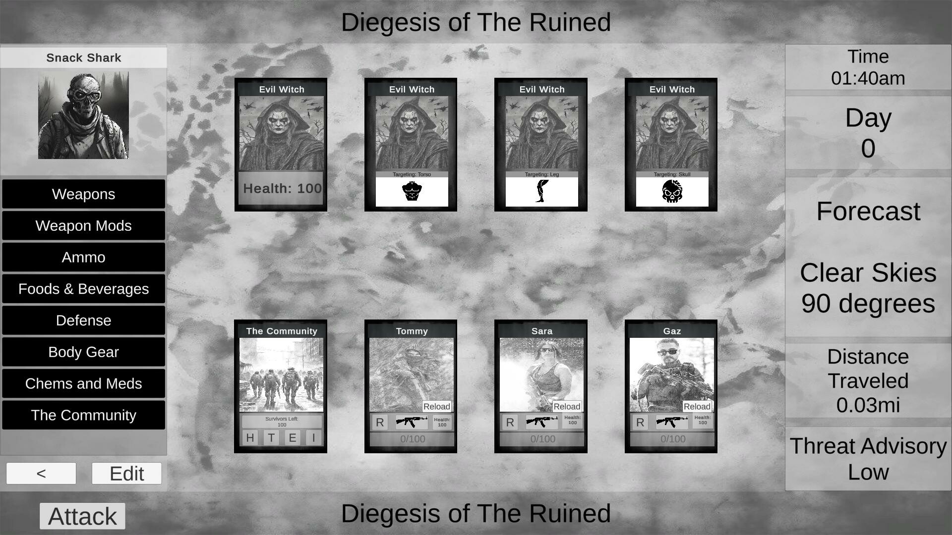 Diegesis of The Ruined