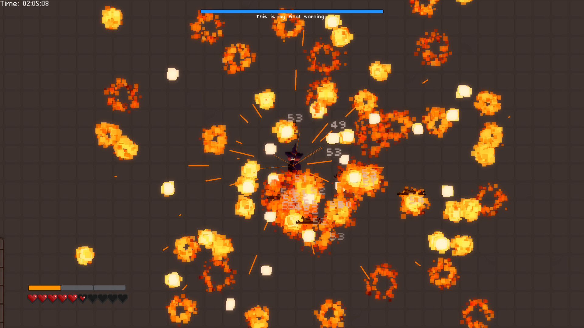 Little Fire Girl Fights Final Boss