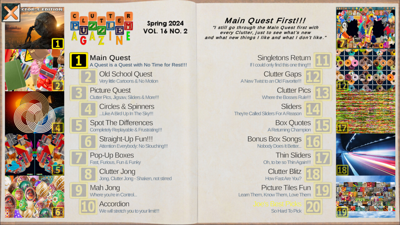 Clutter Puzzle Magazine: Vol. 16 No. 2 – Collector’s Edition