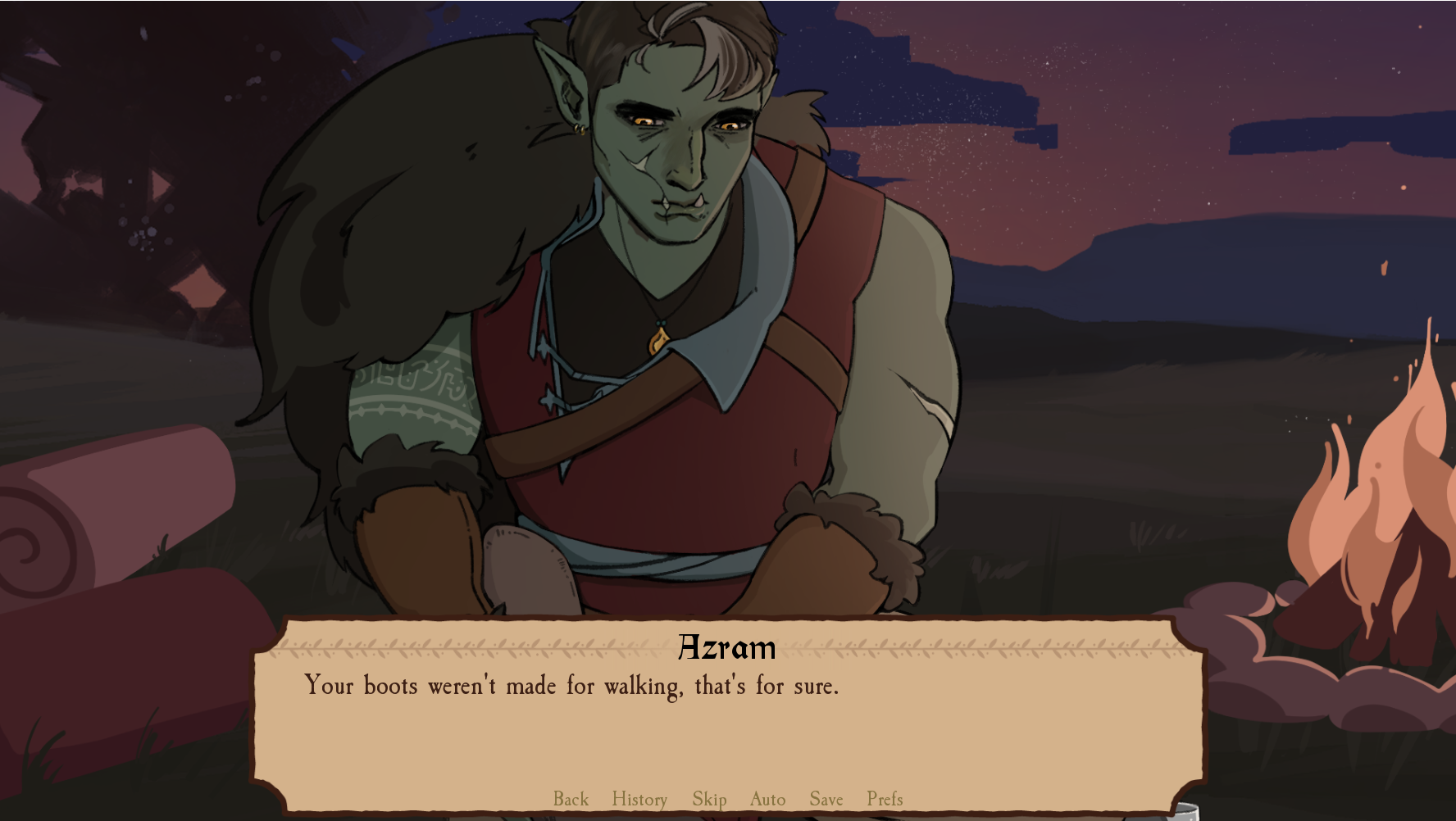 A Tavern at Night: Firelight