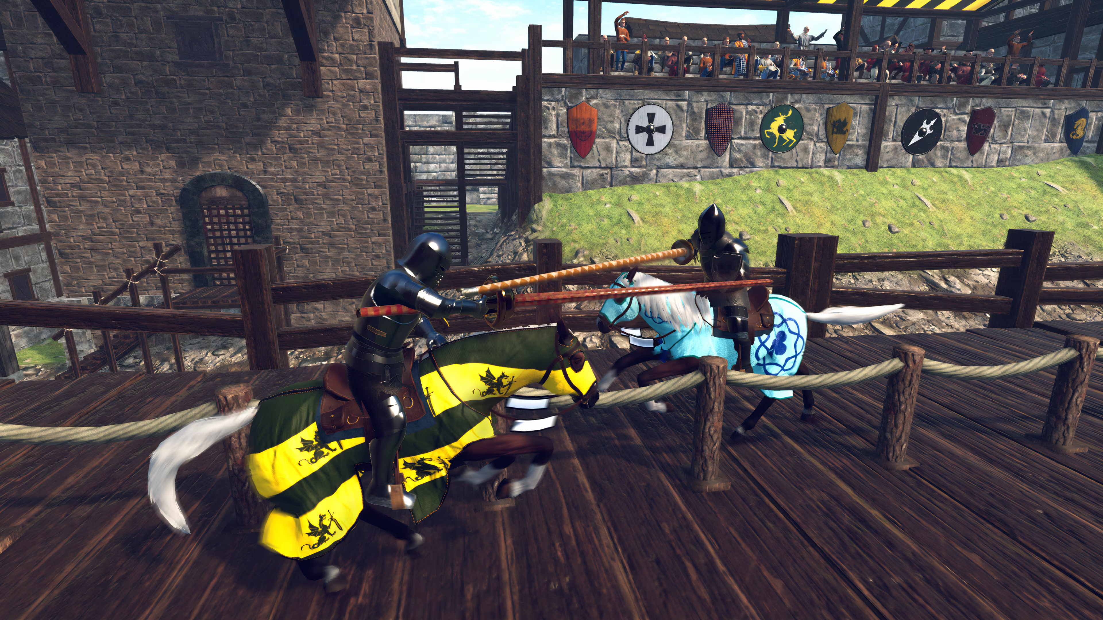 Mounted Knights Battle: Medieval Warrior Simulator