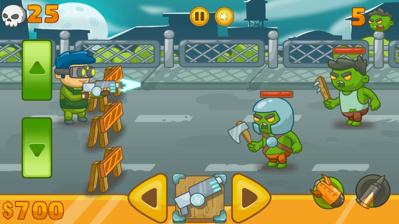 Zombie Night Defense