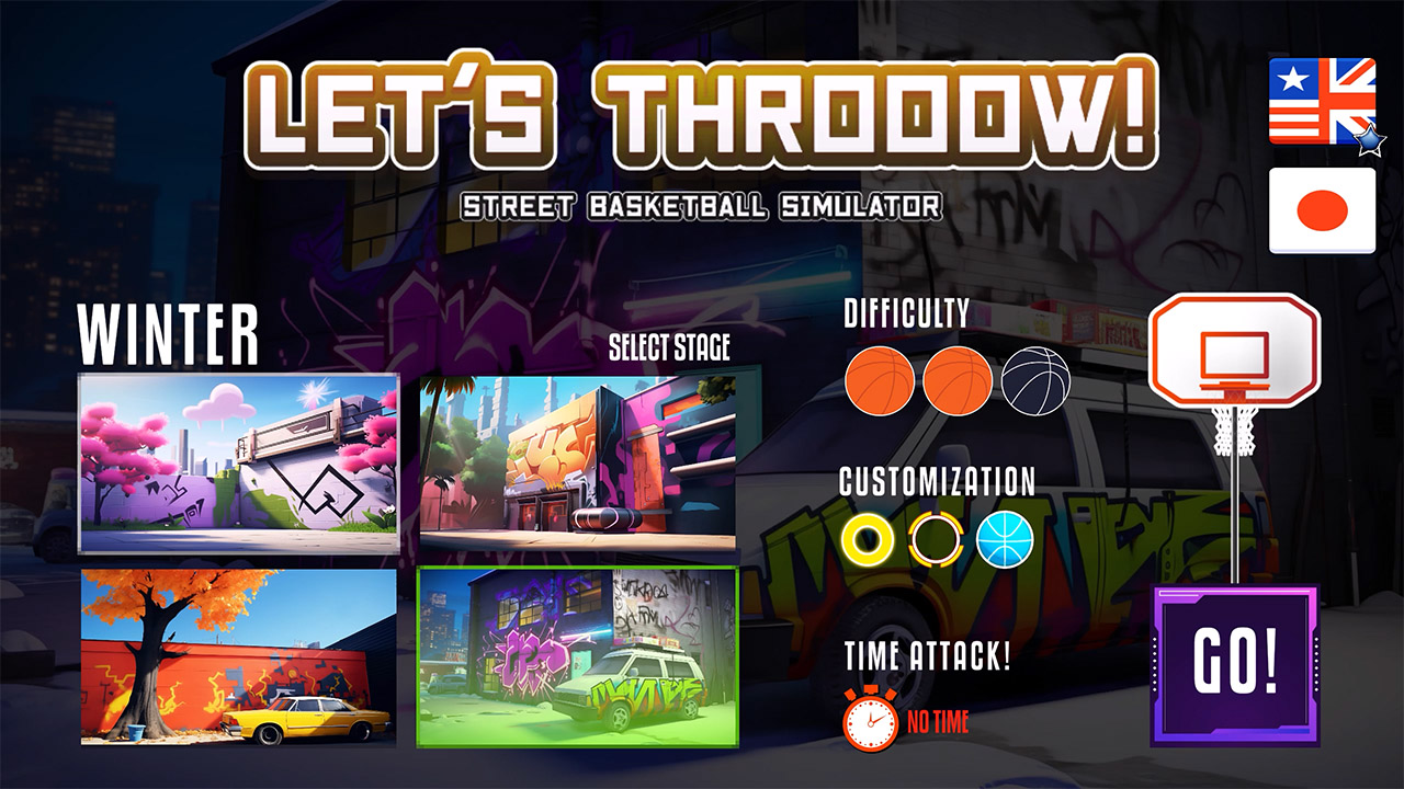 Let’s Throoow! Street Basketball Simulator