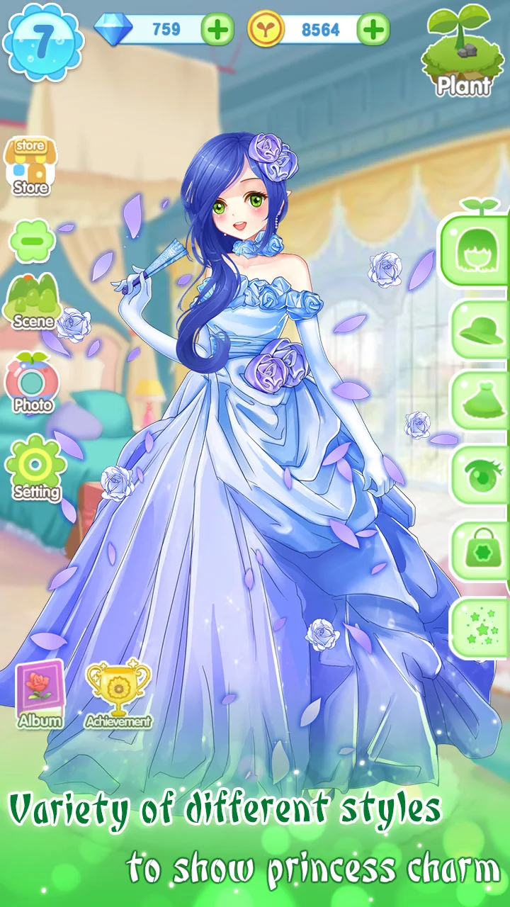 Garden Dressup Flower Princess