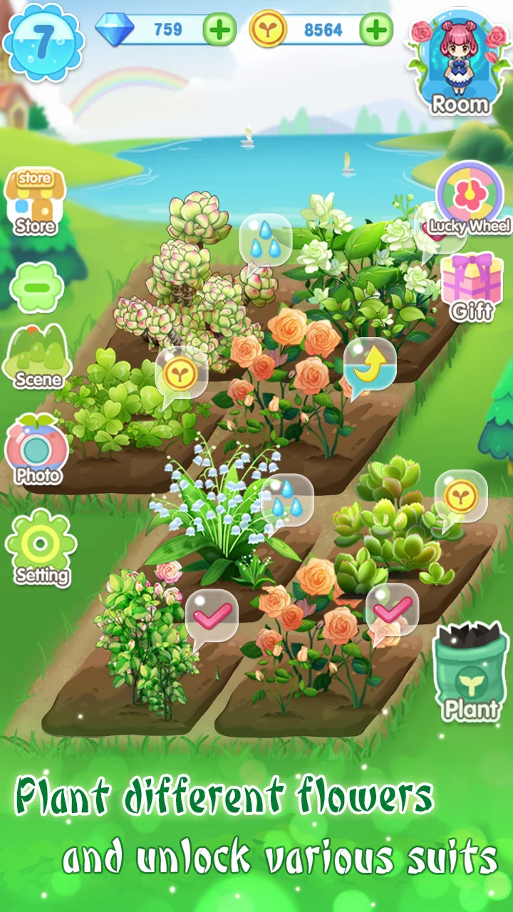 Garden Dressup Flower Princess