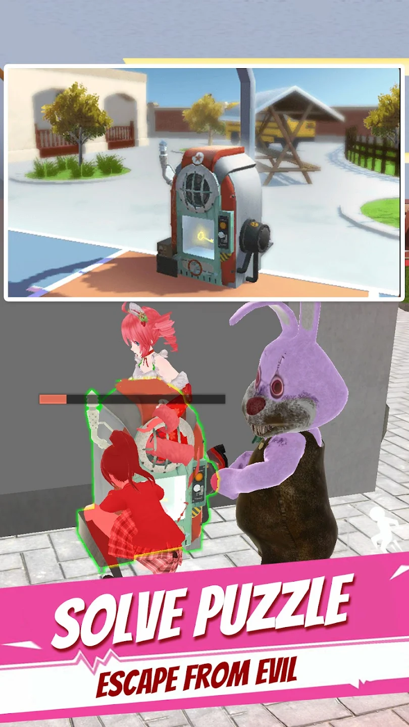 Anime School Chase Sim