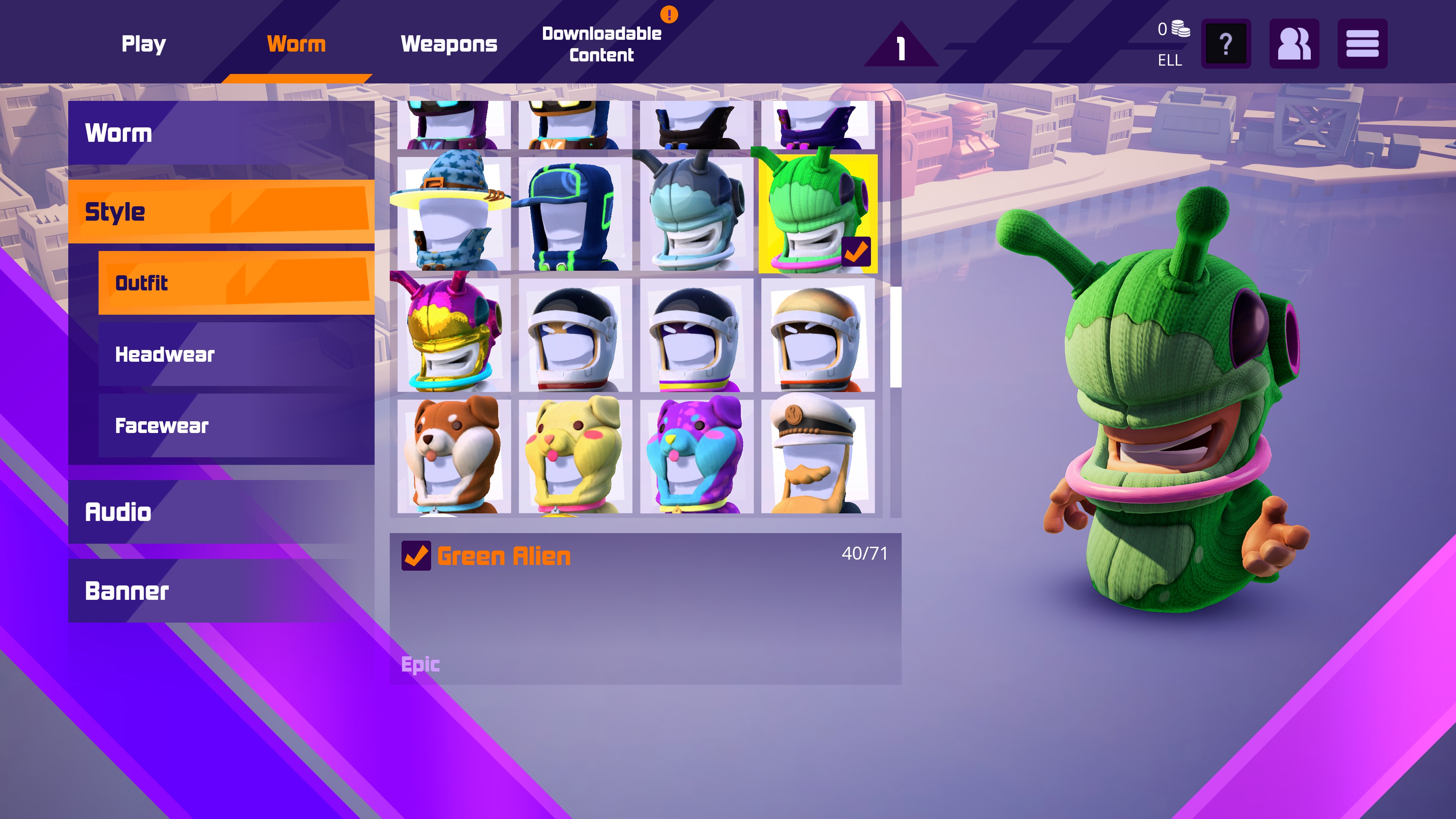 Worms Rumble: Spaceworm and Alien Double Pack