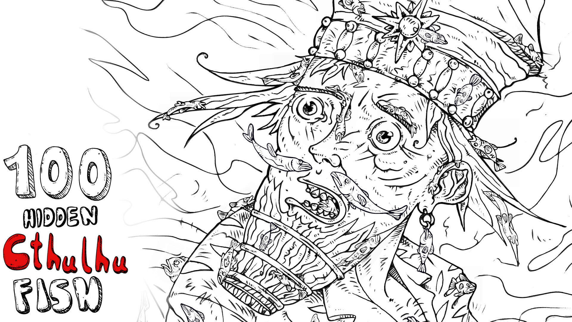 100 Hidden Cthulhu Fish