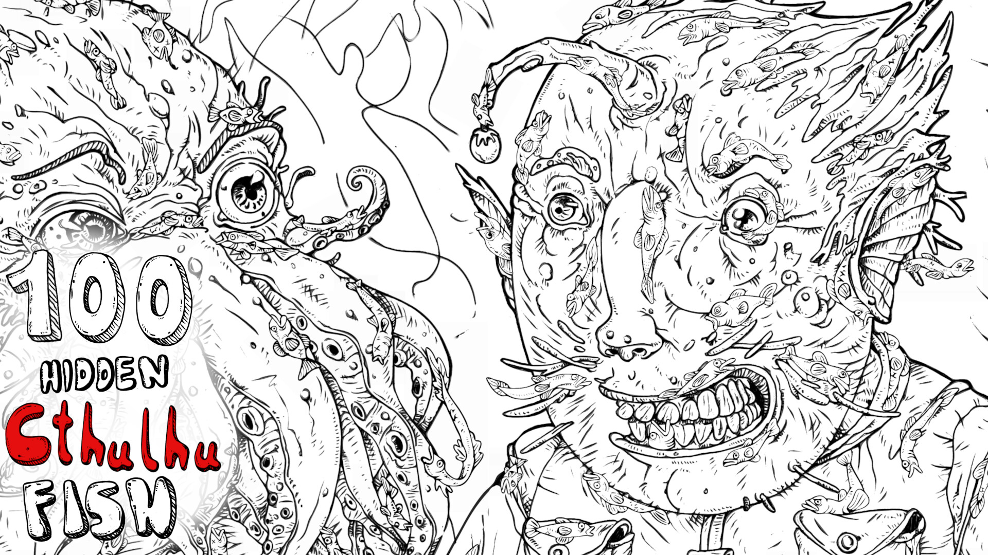 100 Hidden Cthulhu Fish