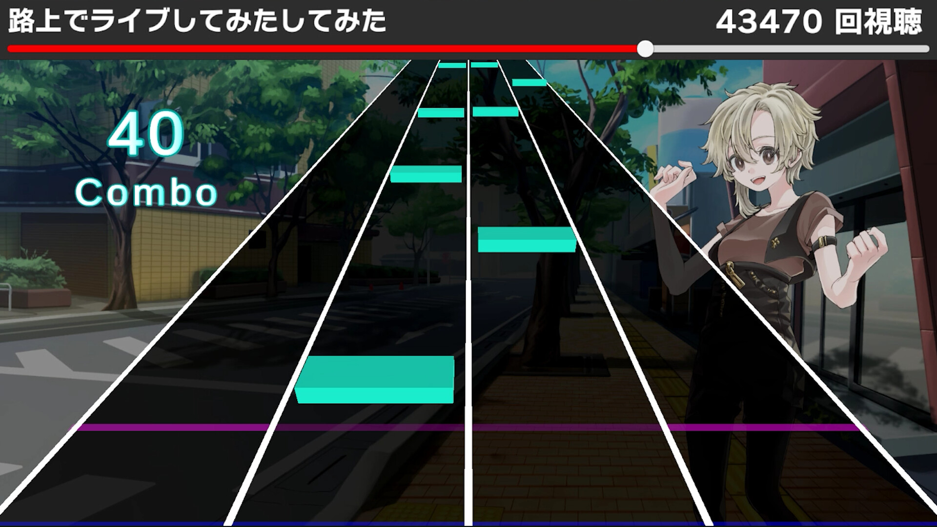 Douga de Kiku Ano Kyoku no Rhythm Game