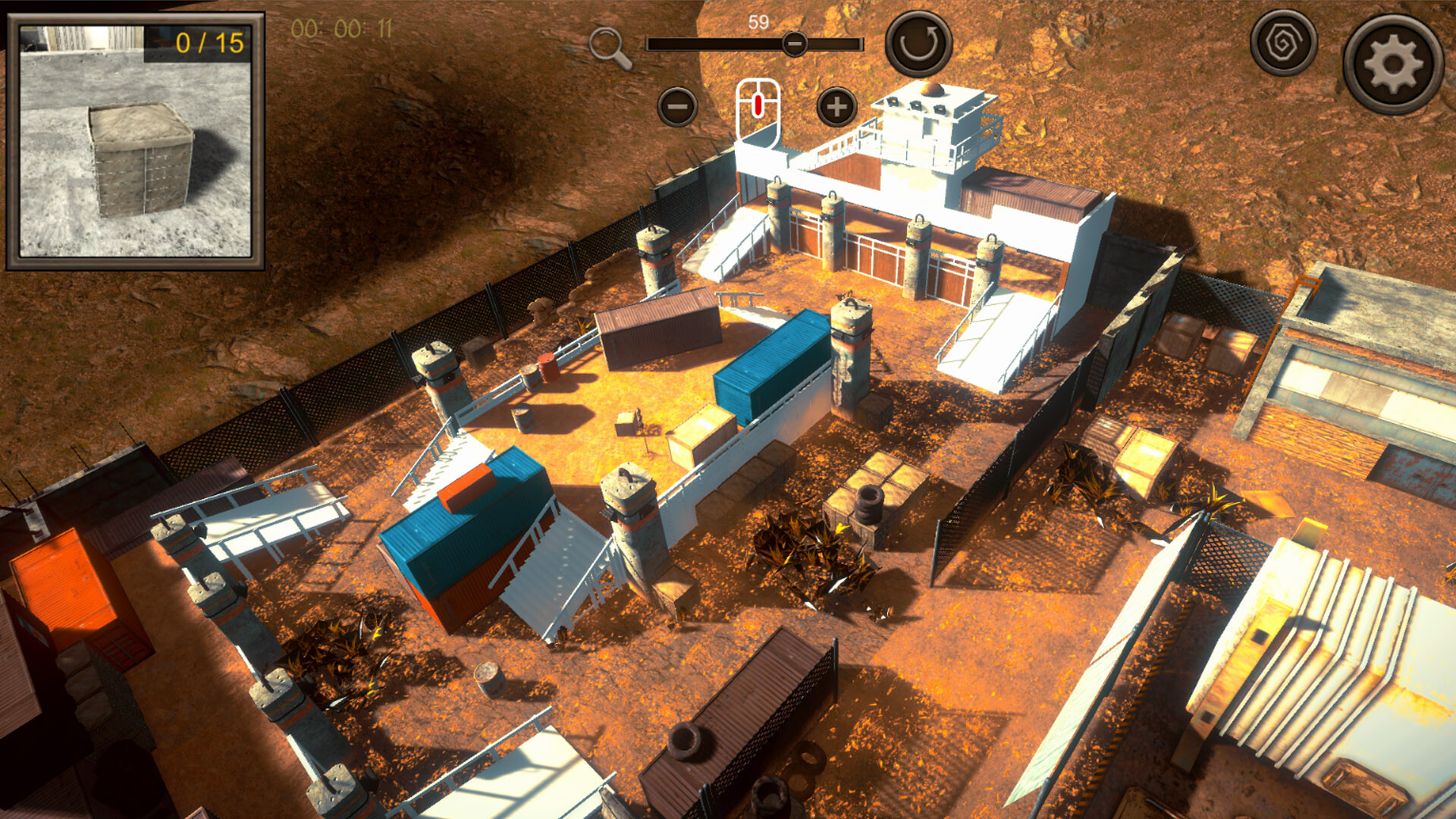 Hidden FPS Shooting Top-Down 3D