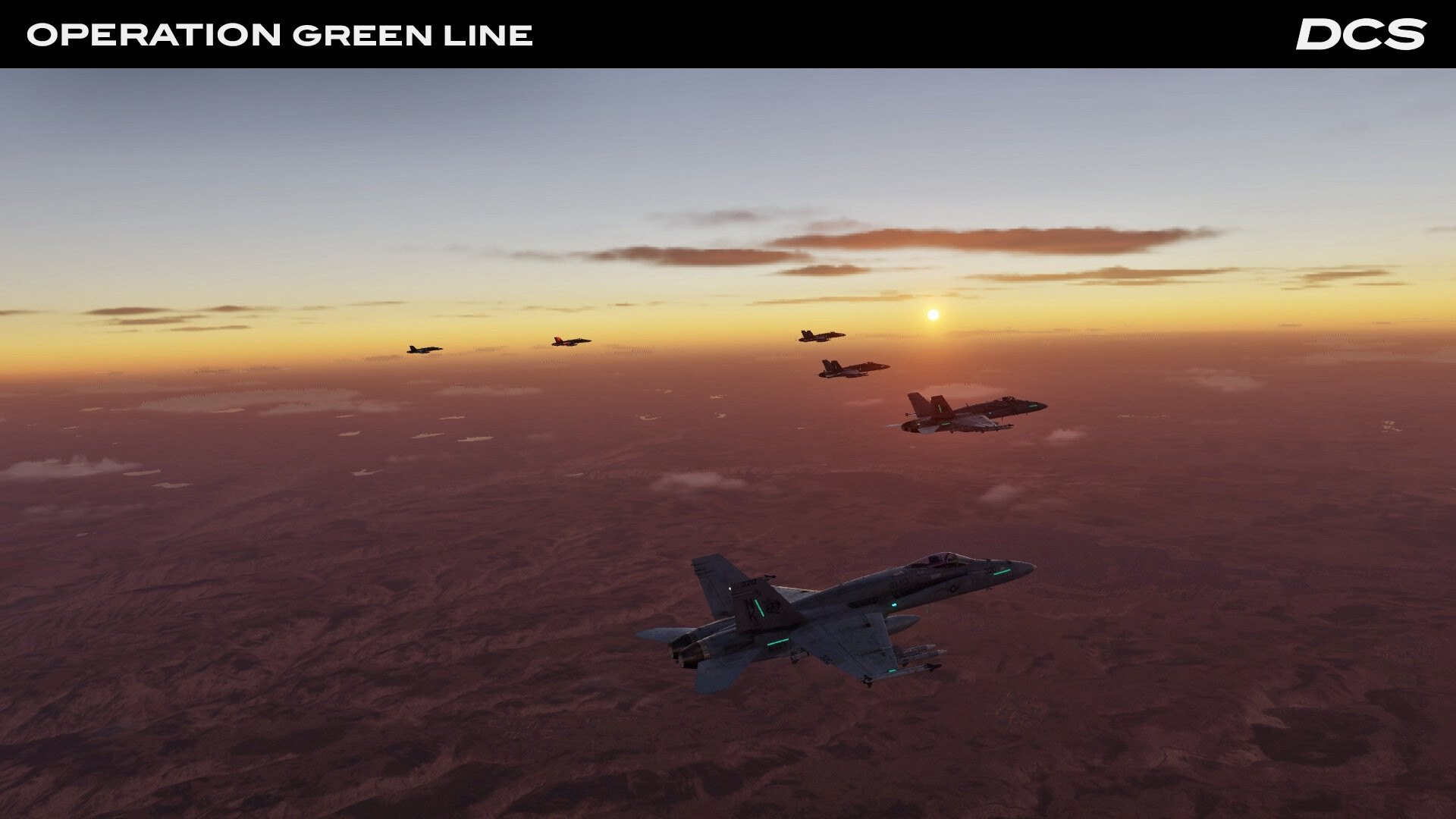 DCS World: F/A-18C Operation Green Line by BADGER633