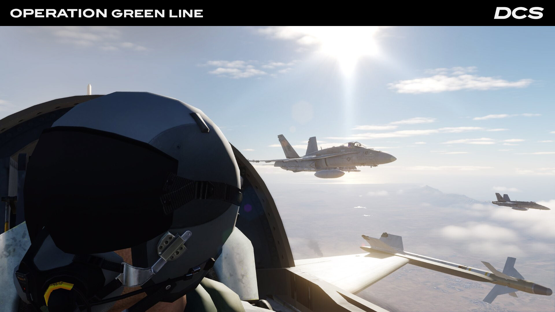 DCS World: F/A-18C Operation Green Line by BADGER633