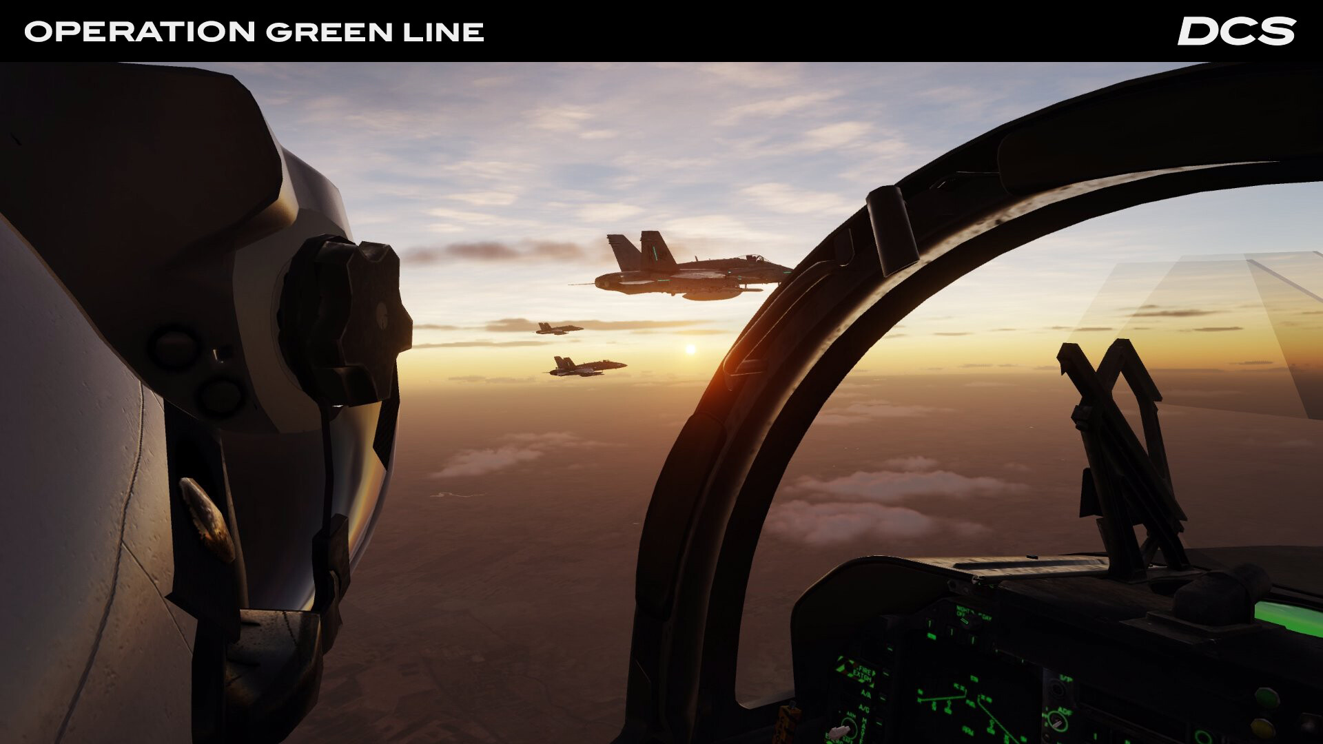 DCS World: F/A-18C Operation Green Line by BADGER633