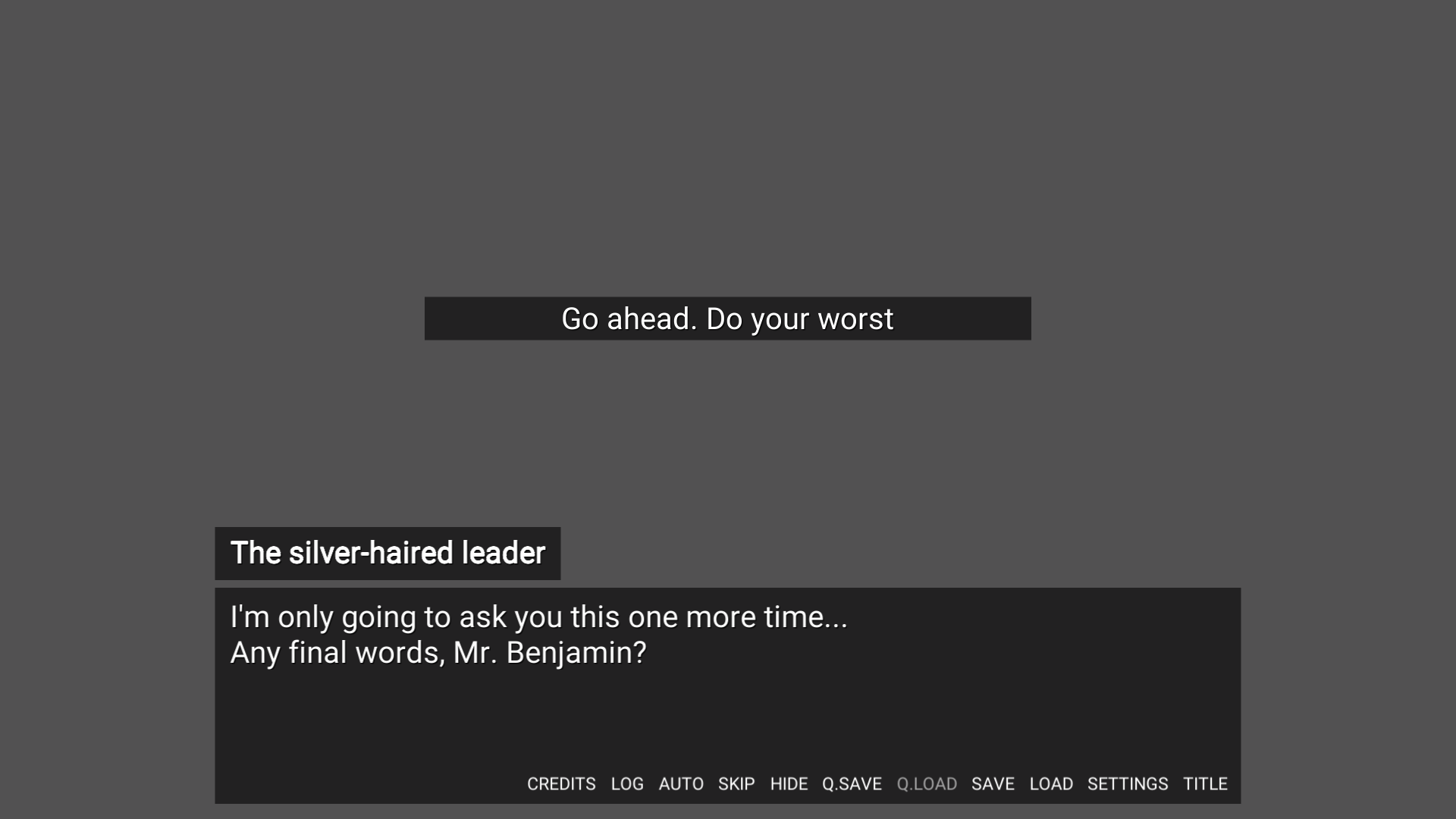 There’s Always a Madman: Do Your Worst