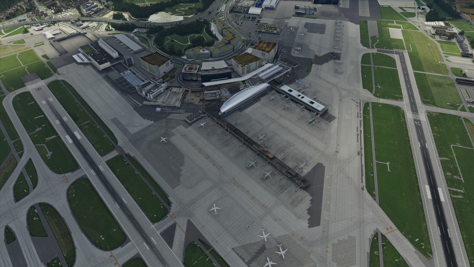 X-Plane 12: Aerosoft – Airport Zurich V2.0