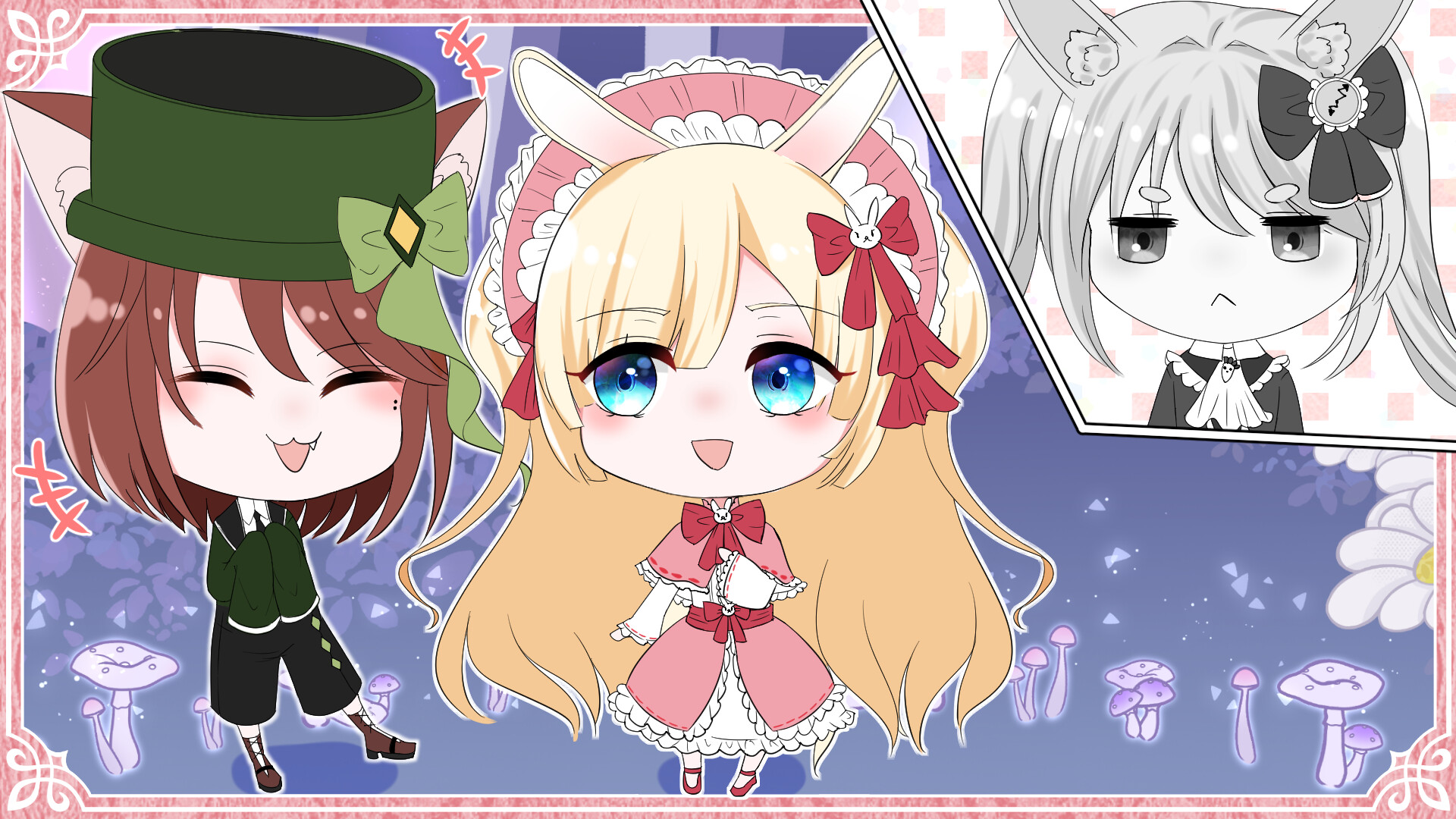 Bunny Alice in Wonderland