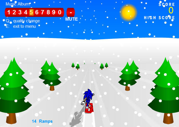 Sonic 3D Snowboarding