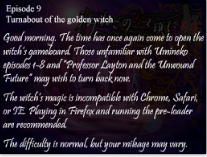 Professor Layton and the Turnabout of the Golden Witch