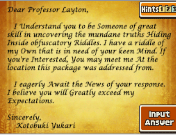 Professor Layton and the Turnabout of the Golden Witch