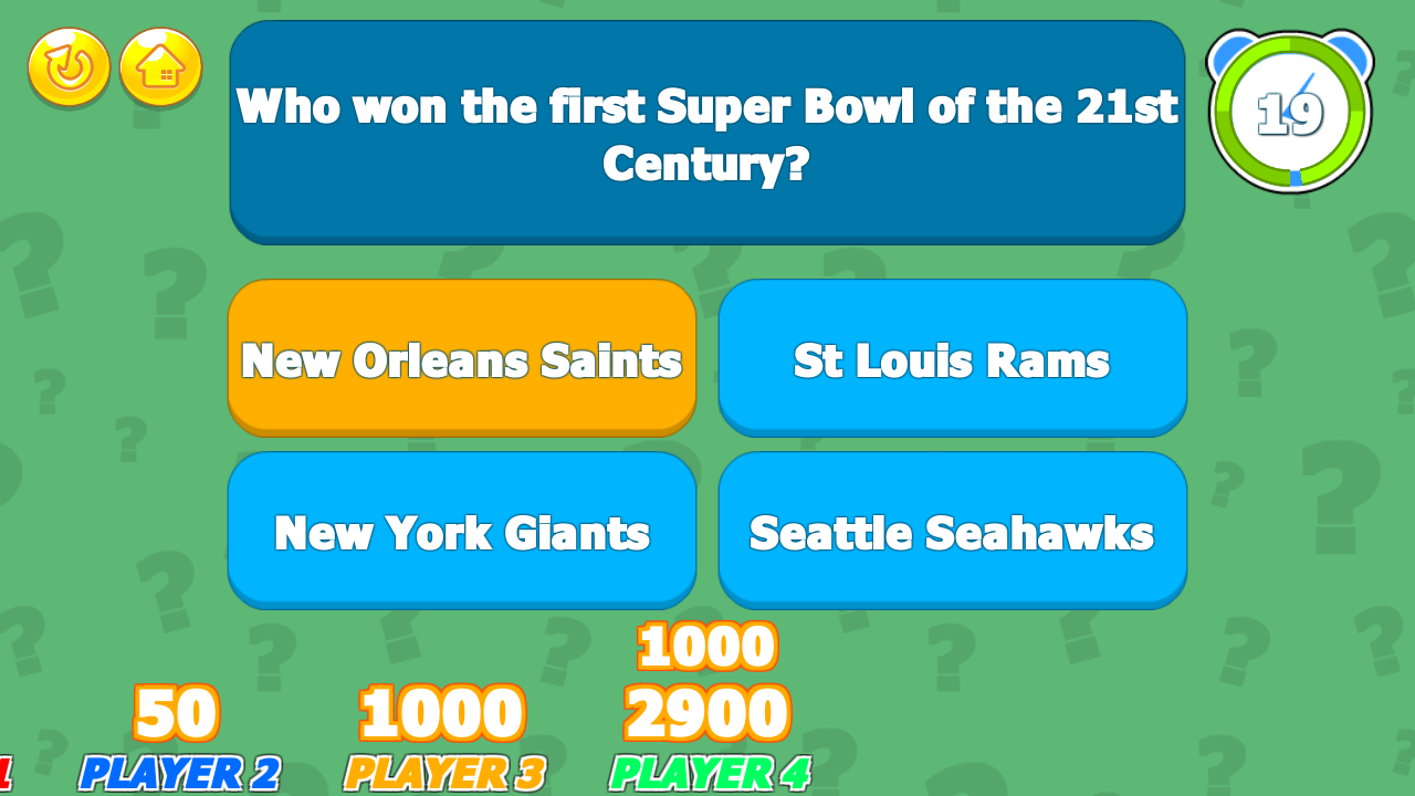 Super Bowl Trivia Challenge