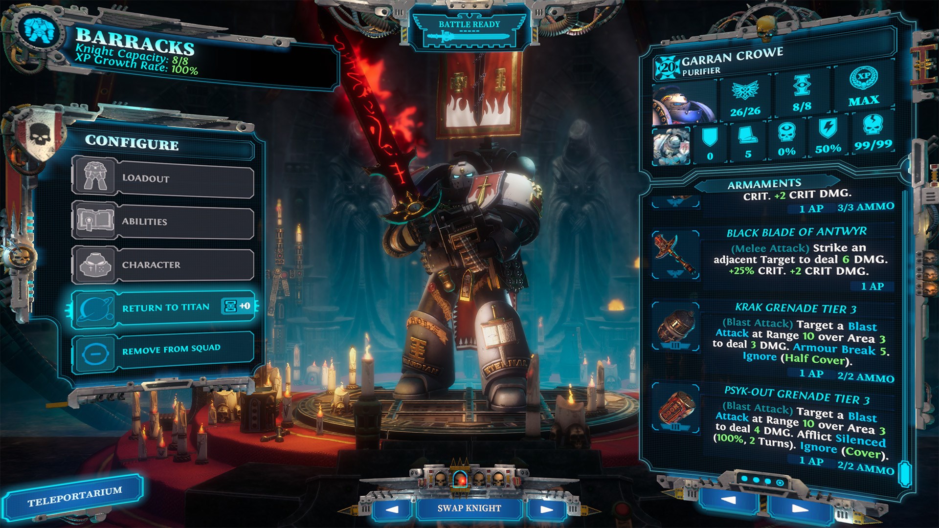 Warhammer 40,000: Chaos Gate – Daemonhunters: Castellan – Garran Crowe