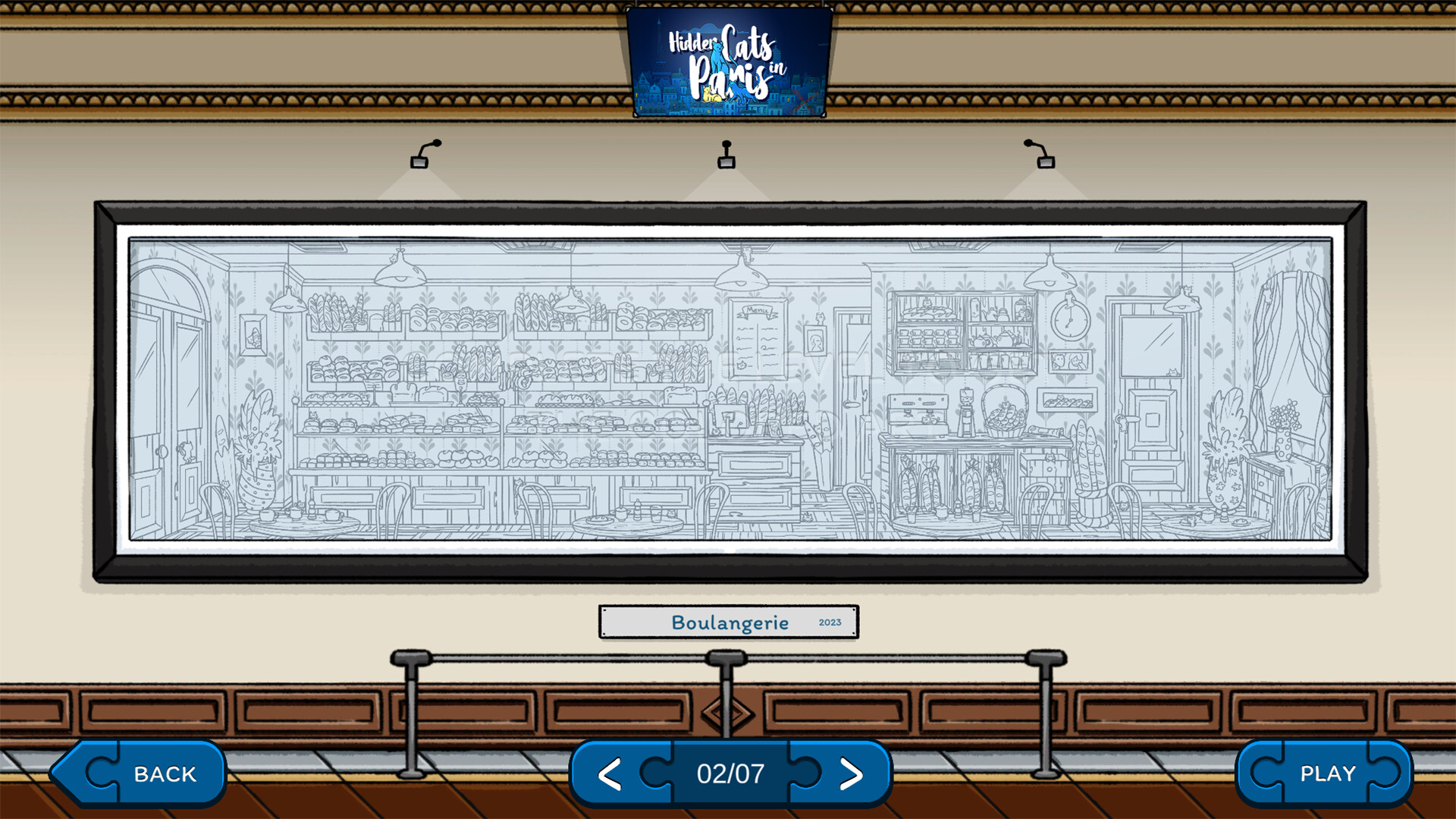 Hidden Cats in Jigsaw Puzzle