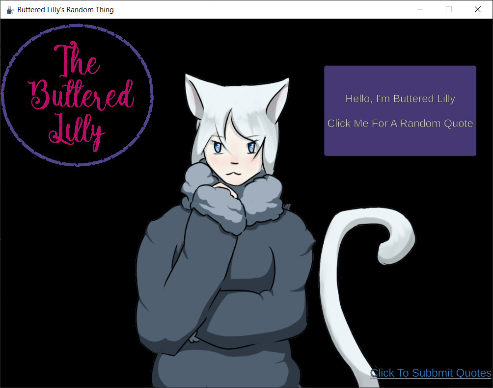 ButteredLilly’s Random Quotes &amp; Avatar Remote