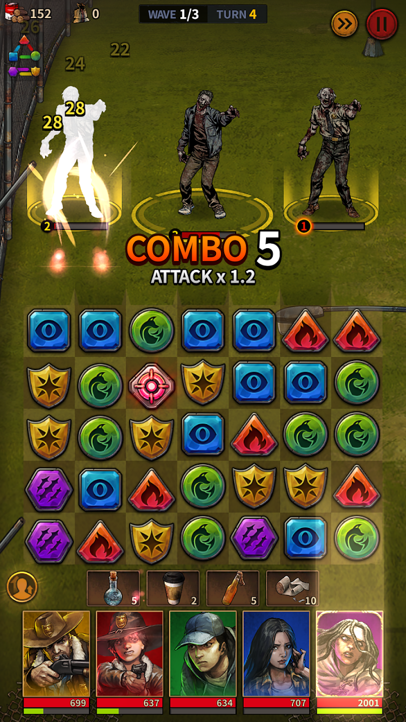 The Walking Dead Match 3 Tales