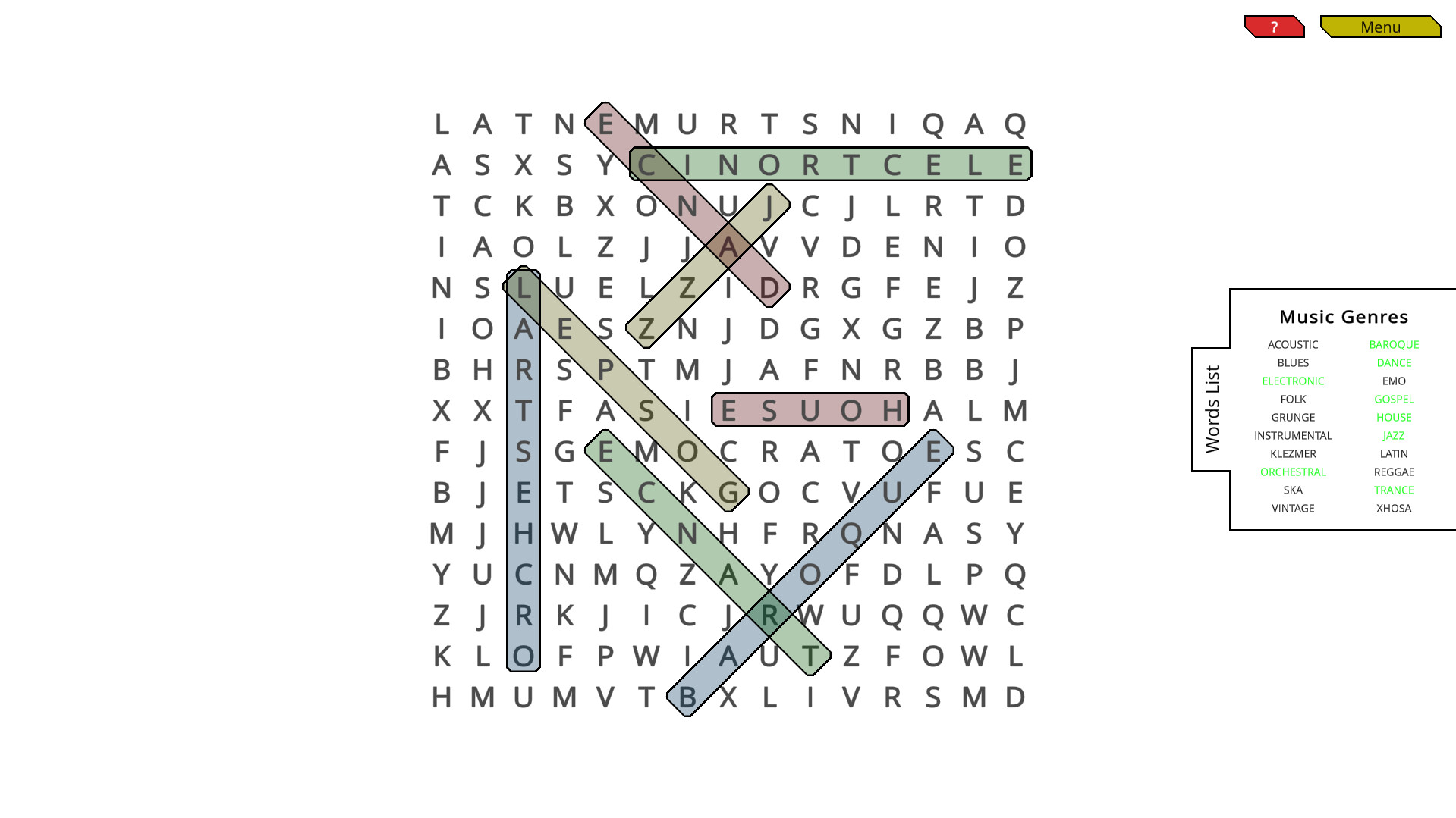 Woohoo!: Game – WordSearch
