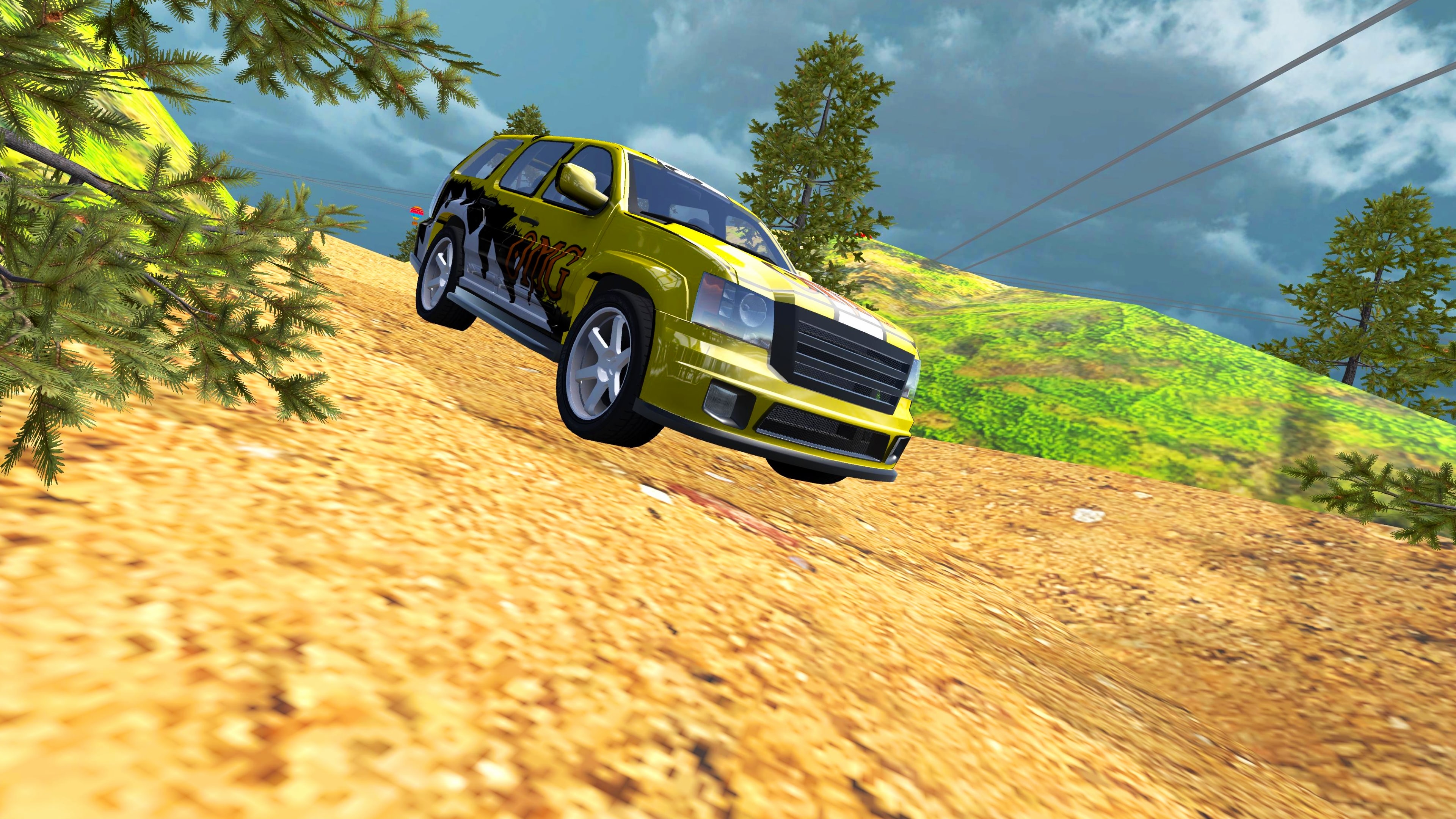 Offroad Jeep Driving