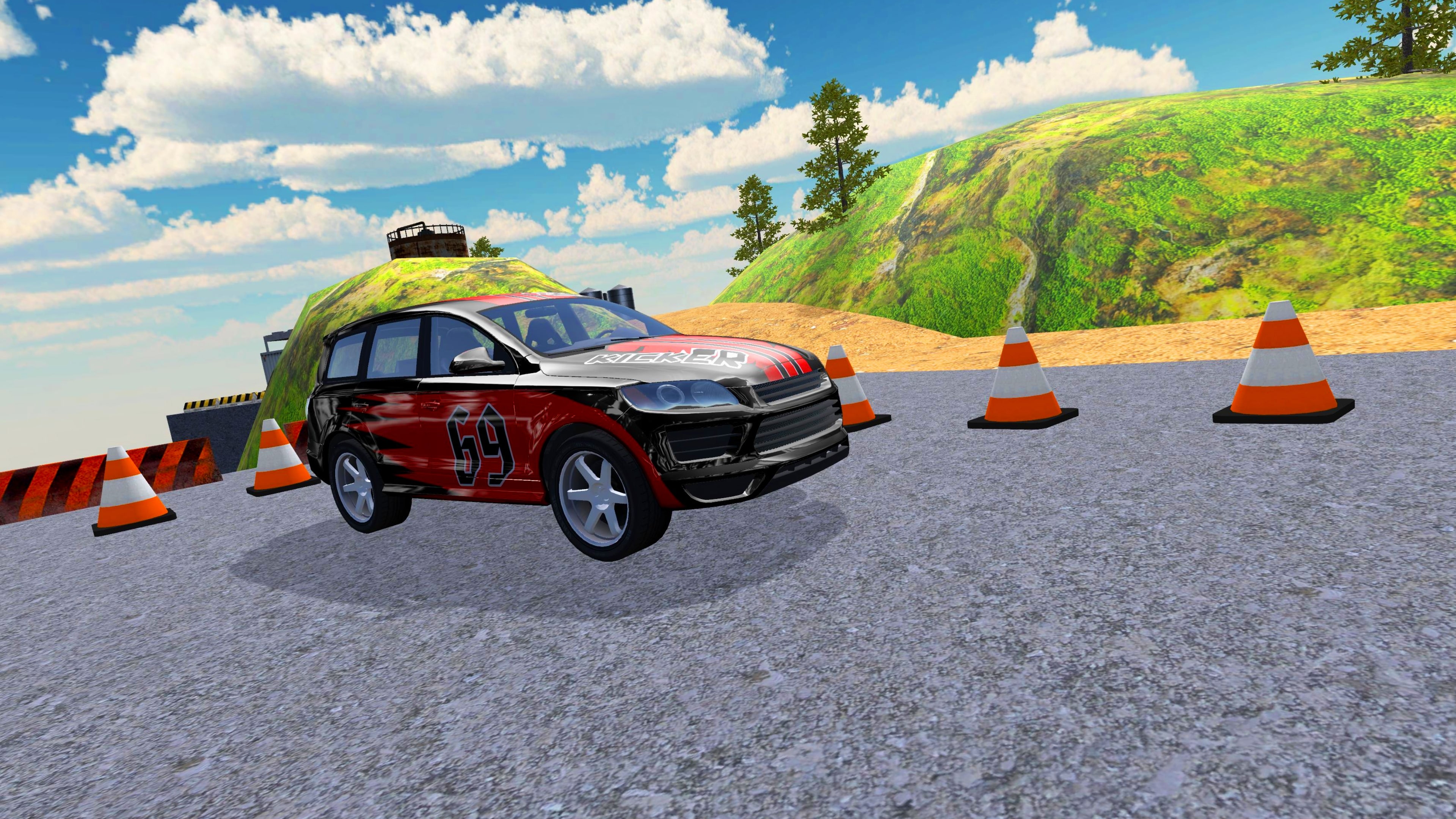 Offroad Jeep Driving