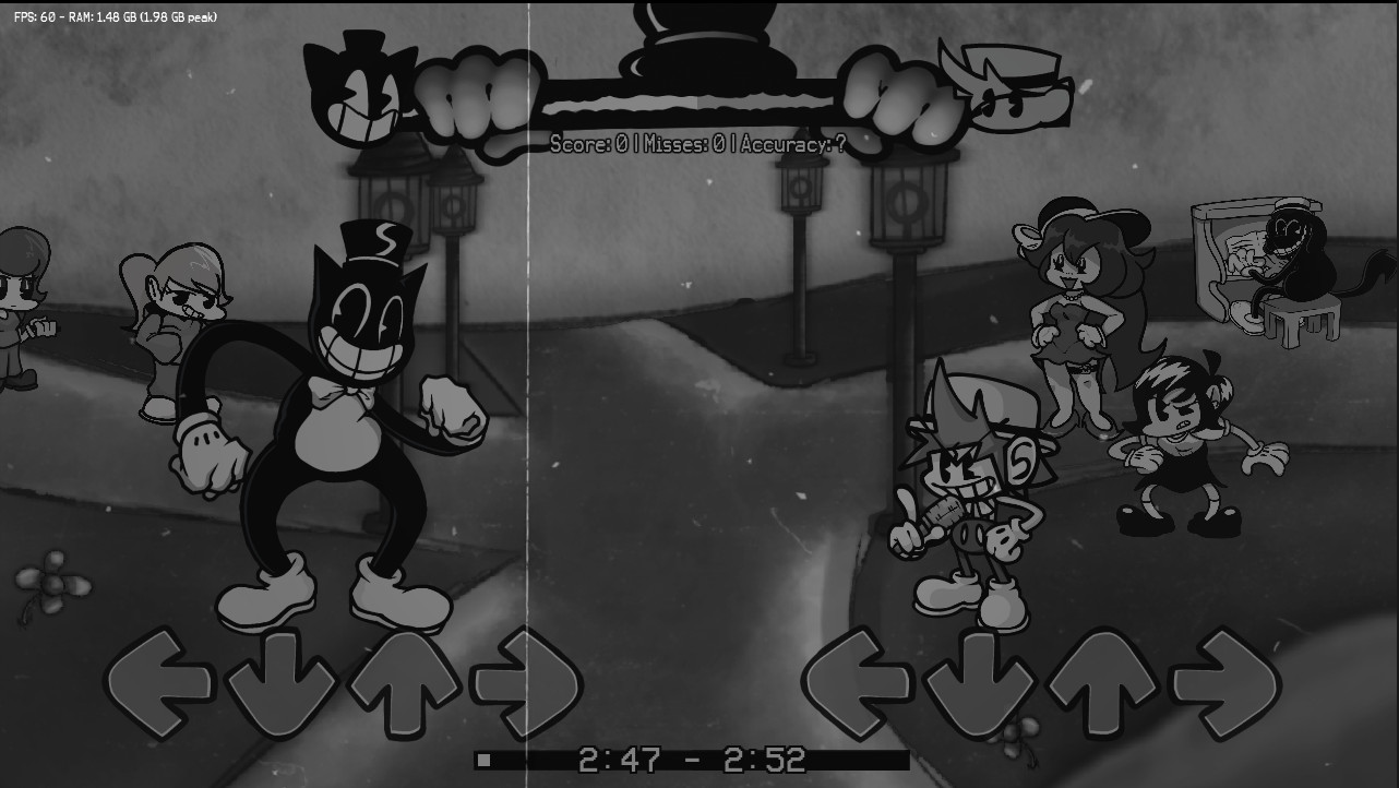 VS Cartoon Cat