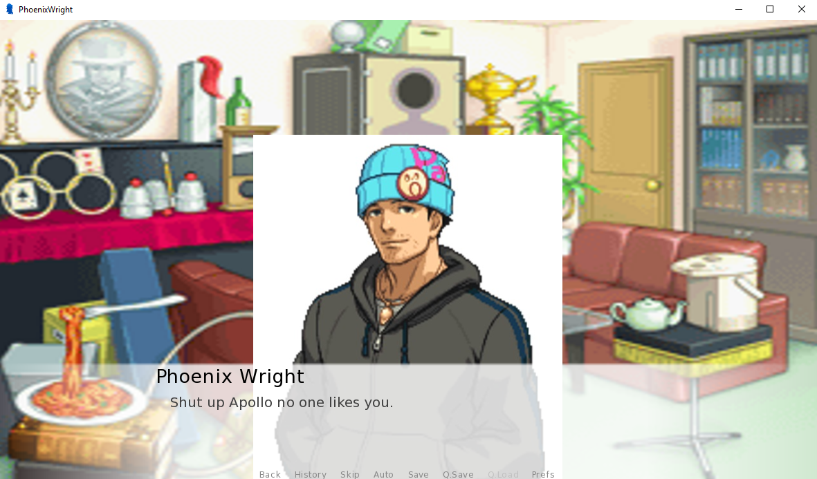 Phoenix Wright: Turnabout Cuddles!