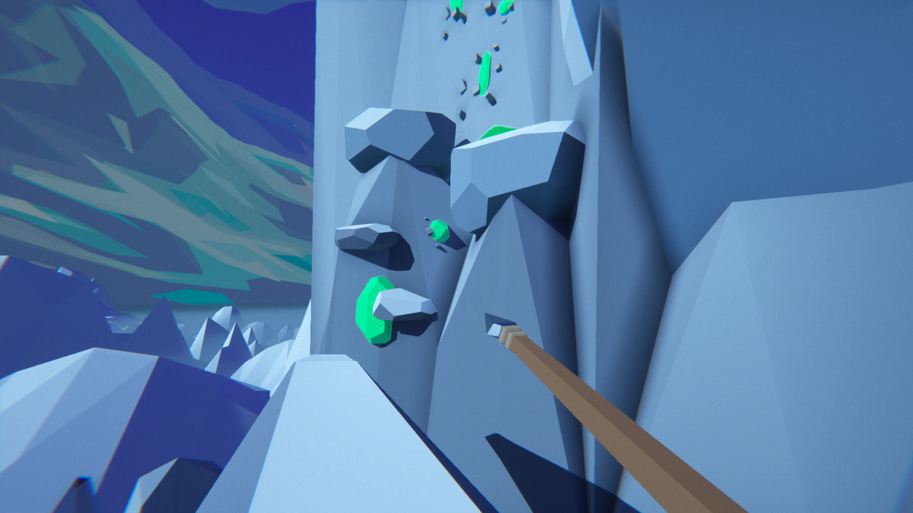 Climbing Over It with a Spear Only Up