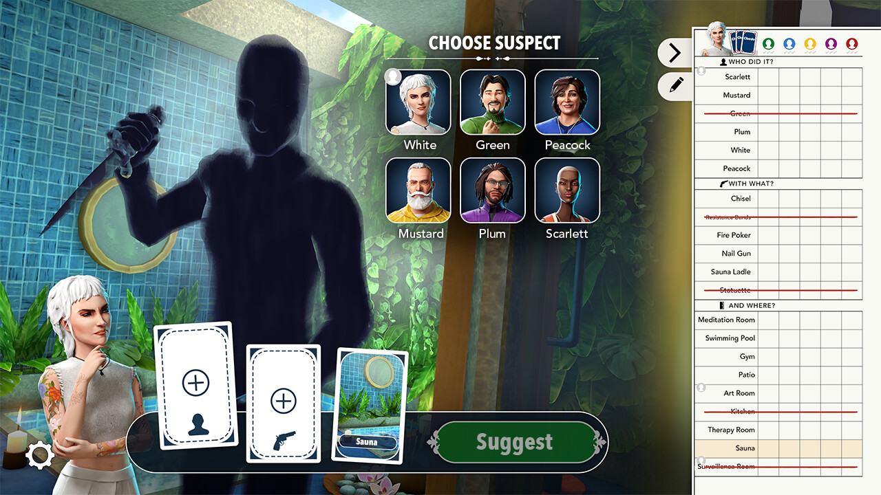 Clue: Whispering Pines Retreat Crime Scene