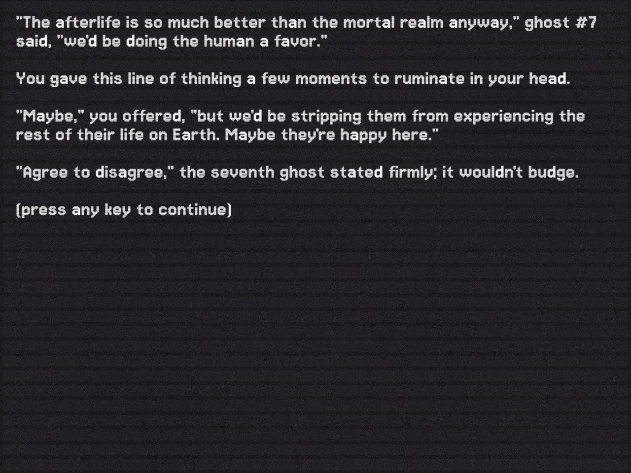 12 Vengeful Ghosts