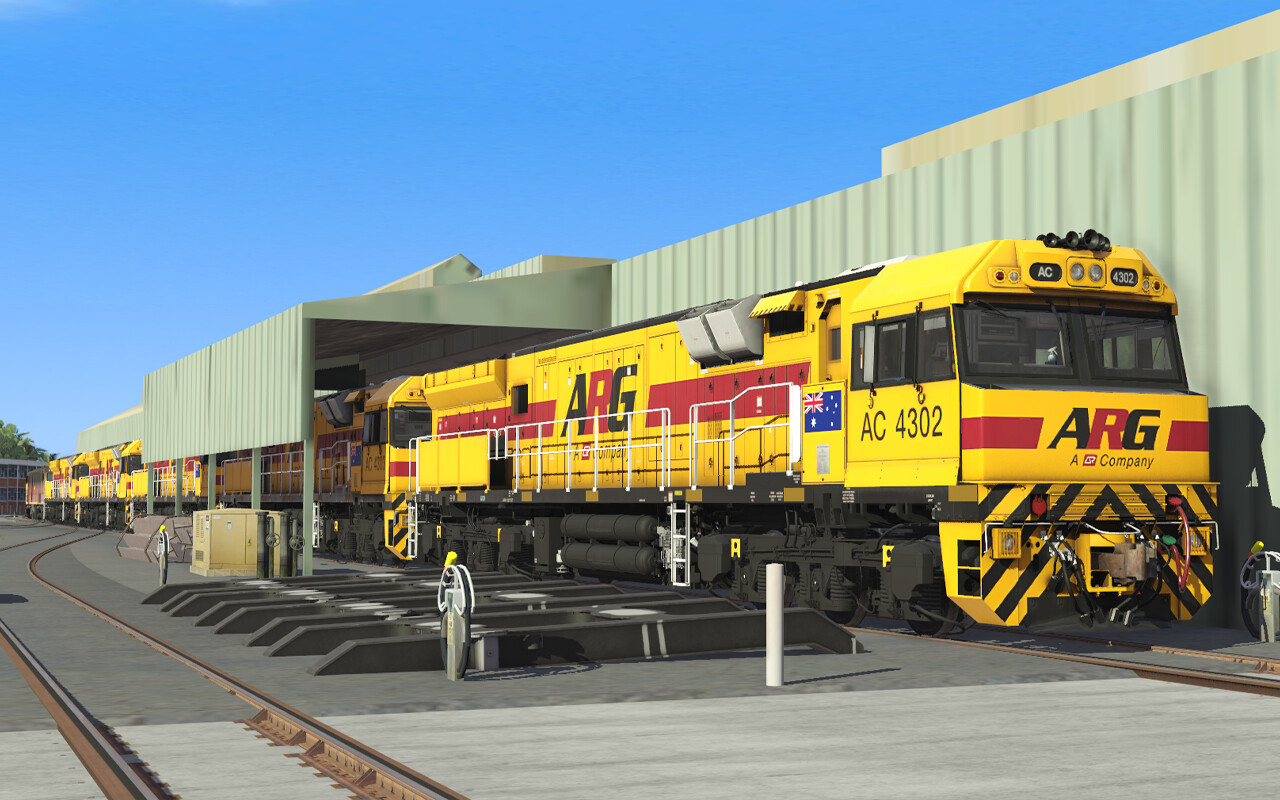 Trainz Plus: C44aci Locomotive – ARG/Mineral Resources Pack